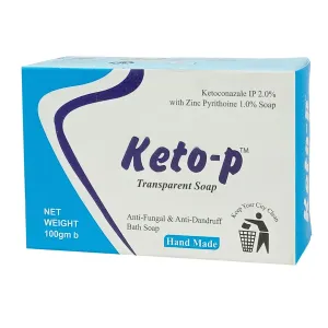 Keto-P Transparent Anti-Fungal & Anti-Dandruff Bath Soap (100g)